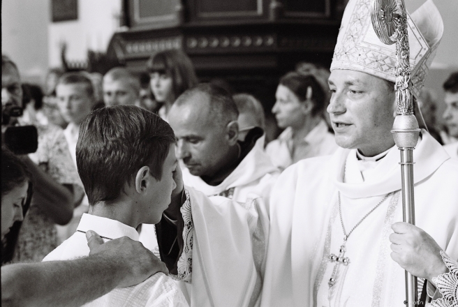 1a.Sacrament of Confirmation, Feast of St. Roch, Narach (Kabyl'nik) 2015, 2015275-19A(000051