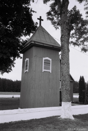 1b.Churches of Belarus CCLXXVI, Belltower of R.C. Chapel of Divine Mercy, Losha 2018, 2018147a_0A