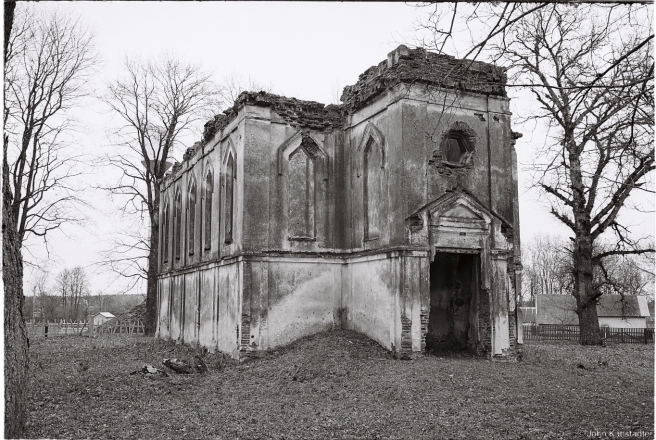 1b.Churches of Belarus CCCVI, Ruins of Orthodox Church of St. George, Kamsamol'skaja (Pukava) 2016, 2016069-12A (000042