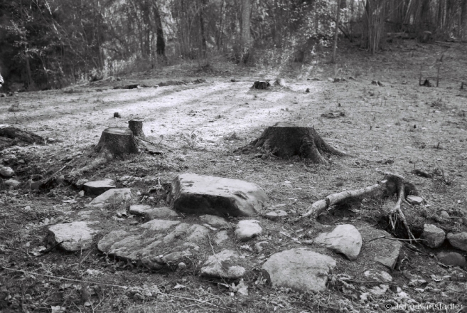 1b.Entrance and Foundation of 18th Century Triangular Church, Malyja Bjasjady 2017, 2017088c-14A