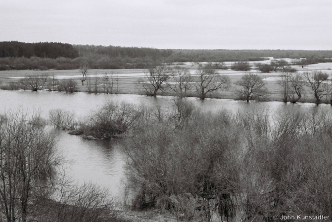 1b.Spring Flood at Confluence of Rivers S'vislach and Bjarezina, S'vislach 2012, 2012066b-29