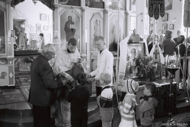 1h.Children's Communion, Mikola, Orthodox Church of St. Nicholas, Karotsichy 2017, 2017113- (F1030027
