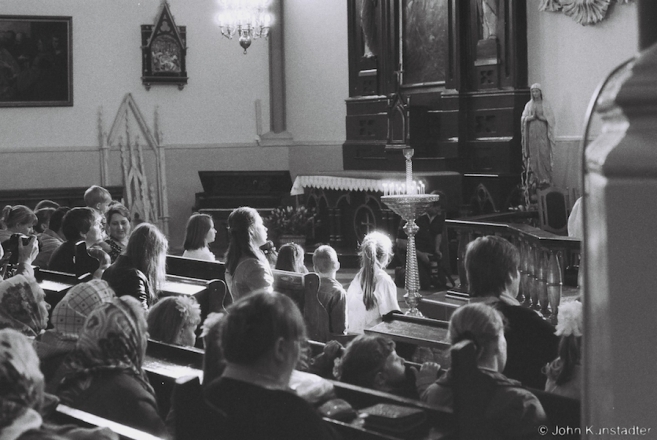 Children's Mass, Feast of Holy Trinity, Church of the Holy Trinity, Hjervjaty 2014, F1110014(2014235-