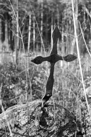 Wrought-Iron Cross, Babtsy Cemetery 2014, 2014399-13A