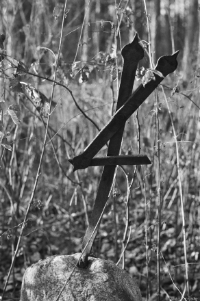 Wrought-Iron Cross, Babtsy Cemetery 2014, 2014399-15A
