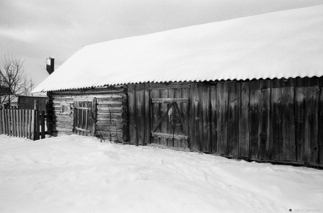 3.Afternoon Light on Barn Door, Damashy (Lahojsk District) 2016, 2016350a-16A
