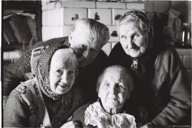 3.Parishioners with Father Georgi's Widow Hanna, Paminki (40th-Day Wake) for Father Georgij, Pachapava 2016, 2016016- 000052