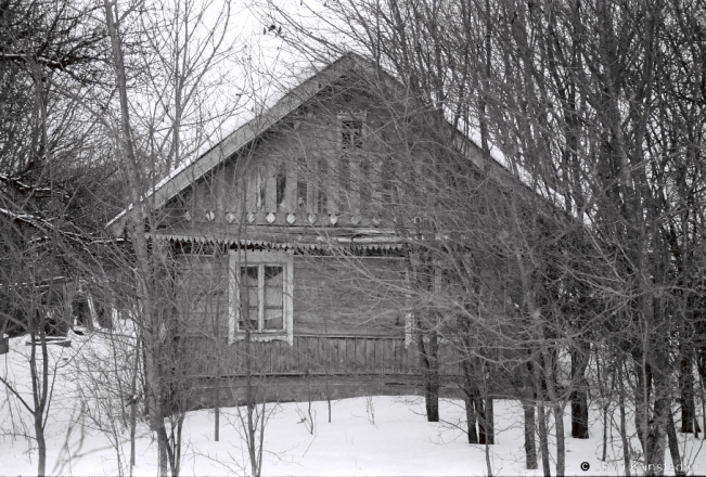 3d.Wooden House Decorations on Abandoned House, Slabada (Valozhyn District) 2019, 2019015b_28
