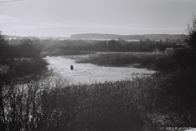 4.Patrimony of Valozhyn District, Ice-Fishing, Zakhodnjaja Bjarezina River 2014, 2014021-10