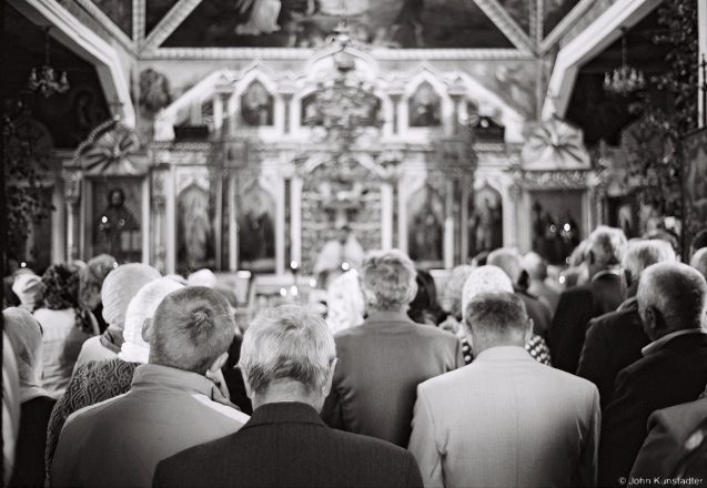 5.End of Liturgy, Patronal Feast of the Holy Trinity, Orthodox Church of the Holy Trinity, Mjestkavichy 2017, 2017148-11A