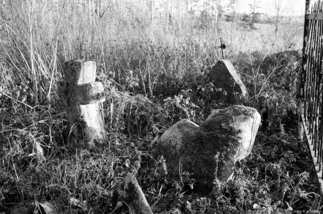 Stone-Cross Tombstones, Babtsy Cemetery 2014, 2014400-0A