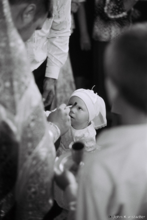 6.Anointing with Holy Oil, Patronal Feast of Holy Trinity, Azdamichy 2015, 2015190-17A
