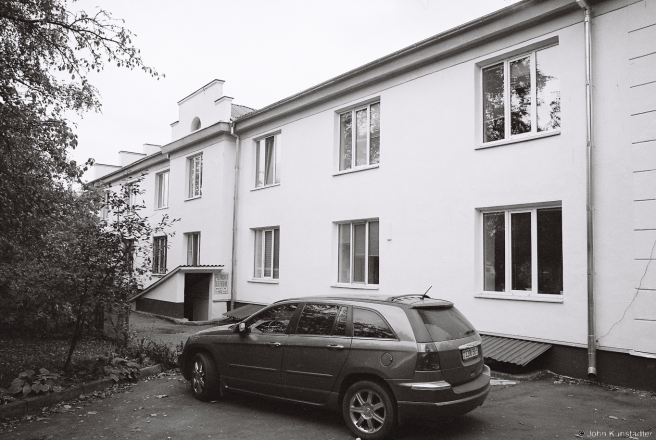 7c.Polish Functionalism, Rear of Former Polish Barracks, now Hotel, Masherava 12, Maladzjechna 2015, 2015353-15A (000046